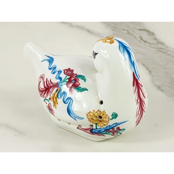 Elizabeth Arden Sachet Pomander Potpourri Holder Bird Shaped 4" Porcelain 90's - Picture 6 of 16